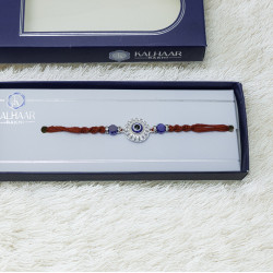 Kavach Silver Protector Evil Eye Rakhi