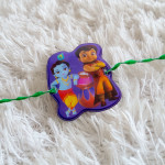 Krishna and Chota Bheem Motif Kids Rakhi
