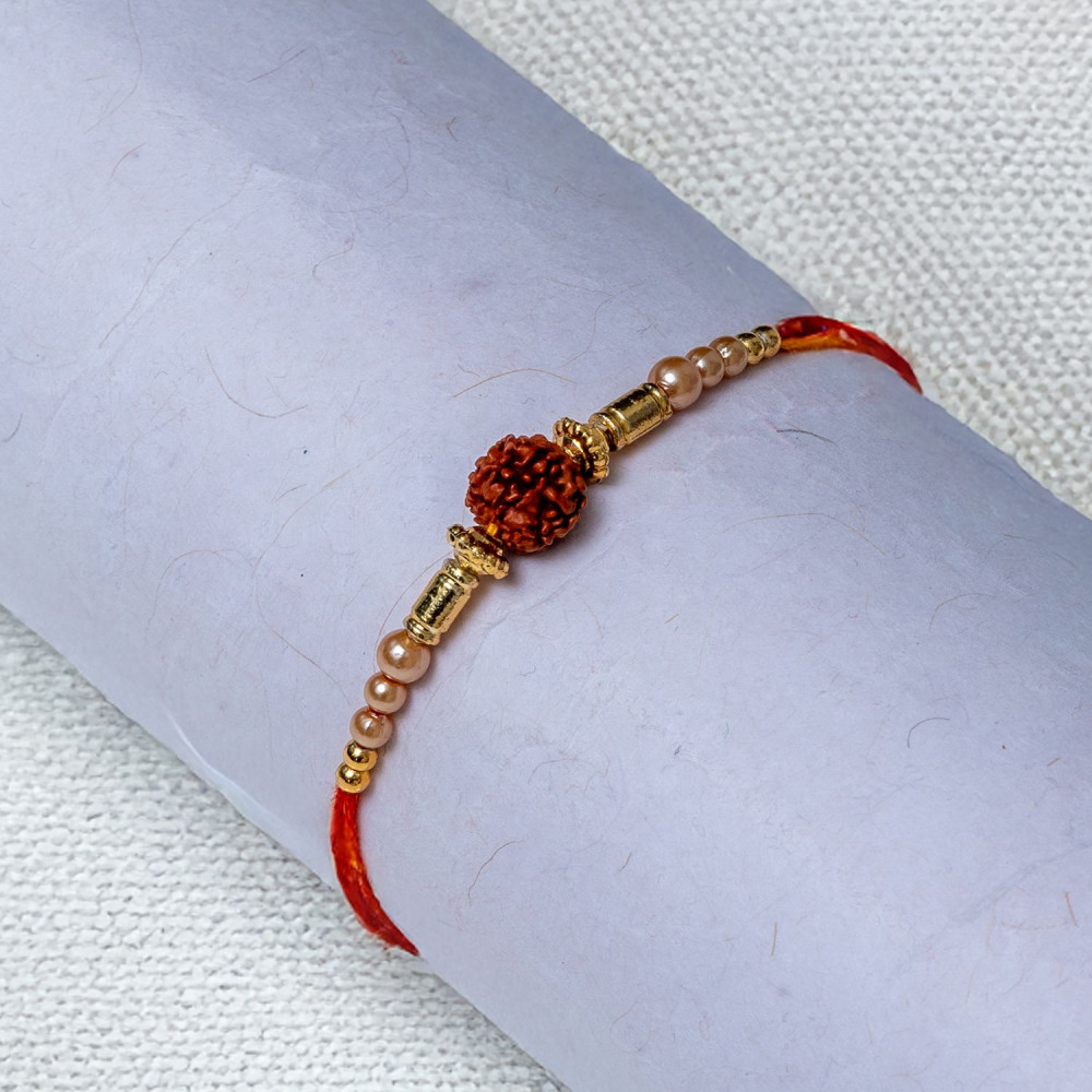 Lord Shivas Blessing Rudraksh Rakhi Lord Shivas Blessing Rudraksh Rakhi