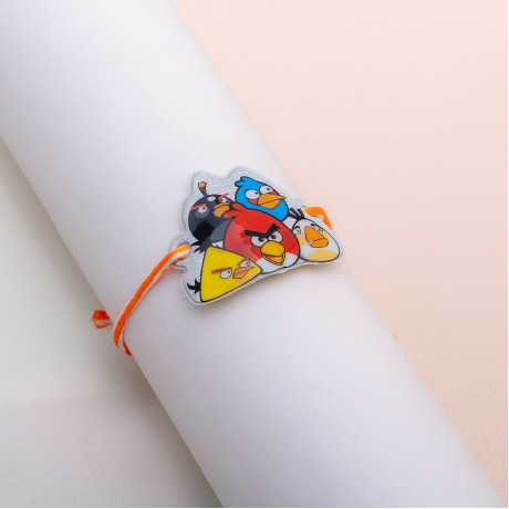 Lovely Angry Birds Kids Rakhi
