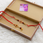 Luminous Bhaiya Bhabhi Rakhi with Decorative Box Luminous Bhaiya Bhabhi Rakhi with Decorative Box