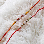 Luxurious Set of 2 Rakhis with Pearls and Beads
