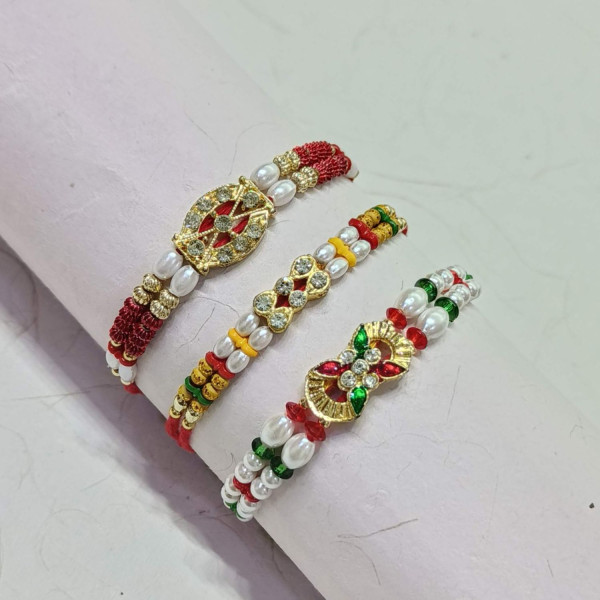Set of 3 - Rakhis, Online Rakhi Sets Delivery in India ...