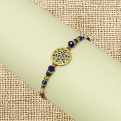 Luxury Multicolor Enamelled Rakhi