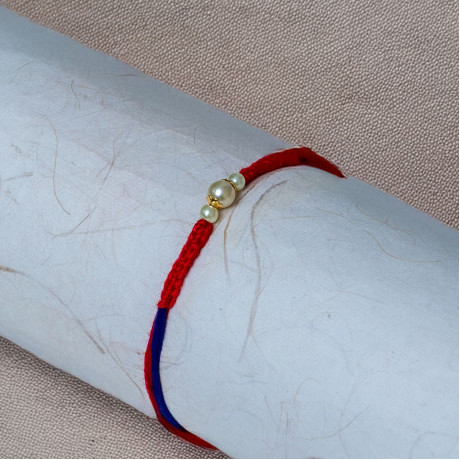 Minimal Luxe Pearl Rakhi