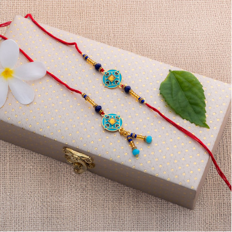 Minimalist Charm Rakhi Lumba in Elegant Display Box