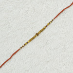 Minimalist Rudraksha Rakhi for Brother Minimalist Rudraksha Rakhi for Brother