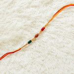Multicolor Beads with Pearls Rakhi