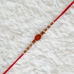 Natural Rudraksh Bead Rakhi Natural Rudraksh Bead Rakhi