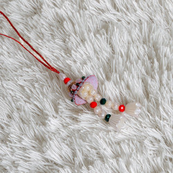 Pearls AD and Stones Studded Lumba Rakhi