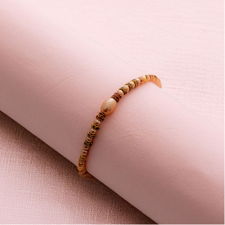 Pearls and Beads Work Bhaiya Rakhi