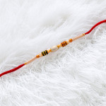 Pearls with AD and Beads Rakhi
