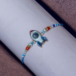Playful Spaceship Kids Rakhi