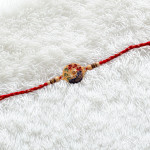 Precious Enamel and Beads Rakhi for Brother
