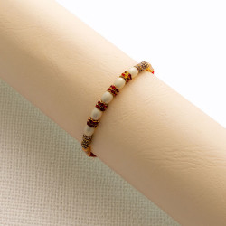 Precious Pearl and Diamonds Rakhi for Brother