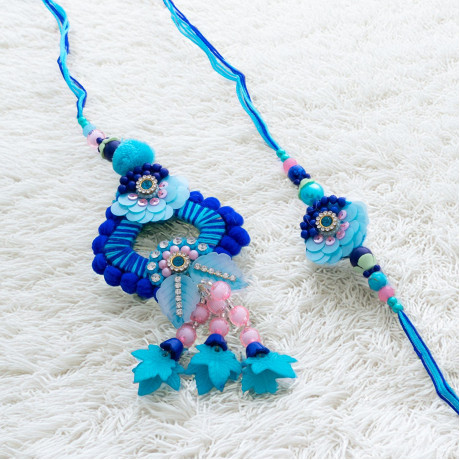 Premium Hand-Crafted Rakhi Lumba Pair