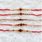 Premium Handcrafted Rakhi Pack of 5