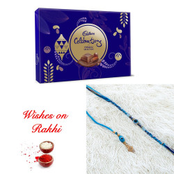 Exquisite Rakhis with Cadbury Celebrations Premium for Bhaiya and Bhabhi