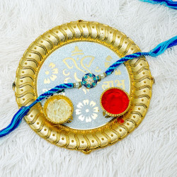 Rakhi Blessings Combo with Festive Thali