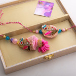 Rakhi Blessings for Two in a Beautiful Box