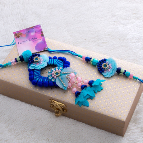 Rakhi of Togetherness for Bhaiya Bhabhi in Unity Box