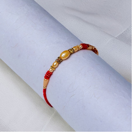 Regal Pearl Rakhi for Brother