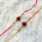 Royal Rakhi Pair of 2 for a Grand Sibling Celebration