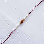 Rudraksh Beads and Pearls Rakhi