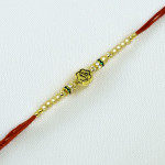 Sacred OM Rakhi – Handmade with Love