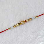 Serene Bond Pearl Thread Rakhi