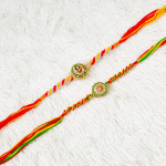 Set of 2 Auspicious Rakhi Combo Set of 2 Auspicious Rakhi Combo