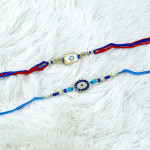 Set of 2 Evil Eye Protection Rakhi Set of 2 Evil Eye Protection Rakhi