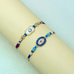 Set of 2 Evil Eye Protection Rakhi