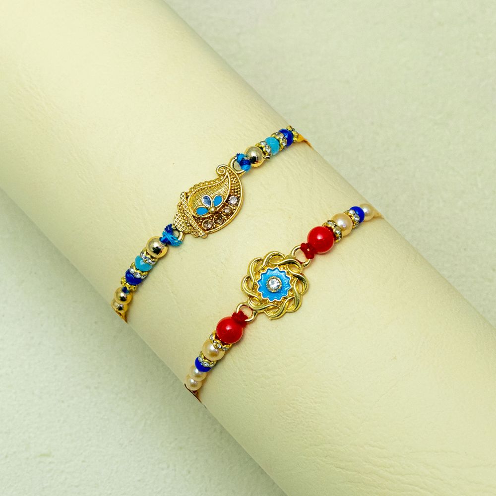 Set of 2 Handcrafted Rakhi Collection Set of 2 Handcrafted Rakhi Collection