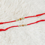 Set of 2 Traditional Mauli Rudraksh Rakhi