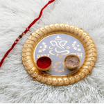 Sibling Love: Handmade Rakhi Thali Edition