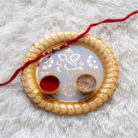 Sibling Love: Handmade Rakhi Thali Edition