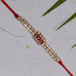 Sparkling Stones and AD Studded Rakhi