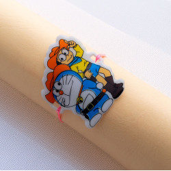 Stylish Doraemon and Nobita Kids Rakhi
