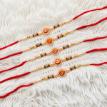 Symphony of Bonds Handcrafted Rakhi Set of 5 Symphony of Bonds Handcrafted Rakhi Set of 5