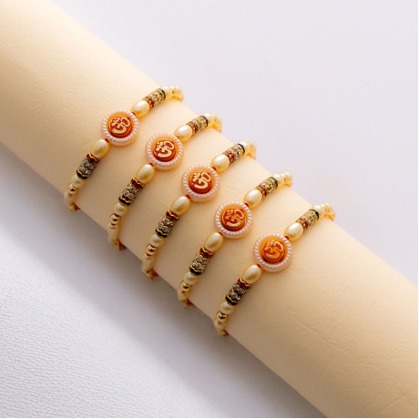 Symphony of Bonds Handcrafted Rakhi Set of 5 Symphony of Bonds Handcrafted Rakhi Set of 5