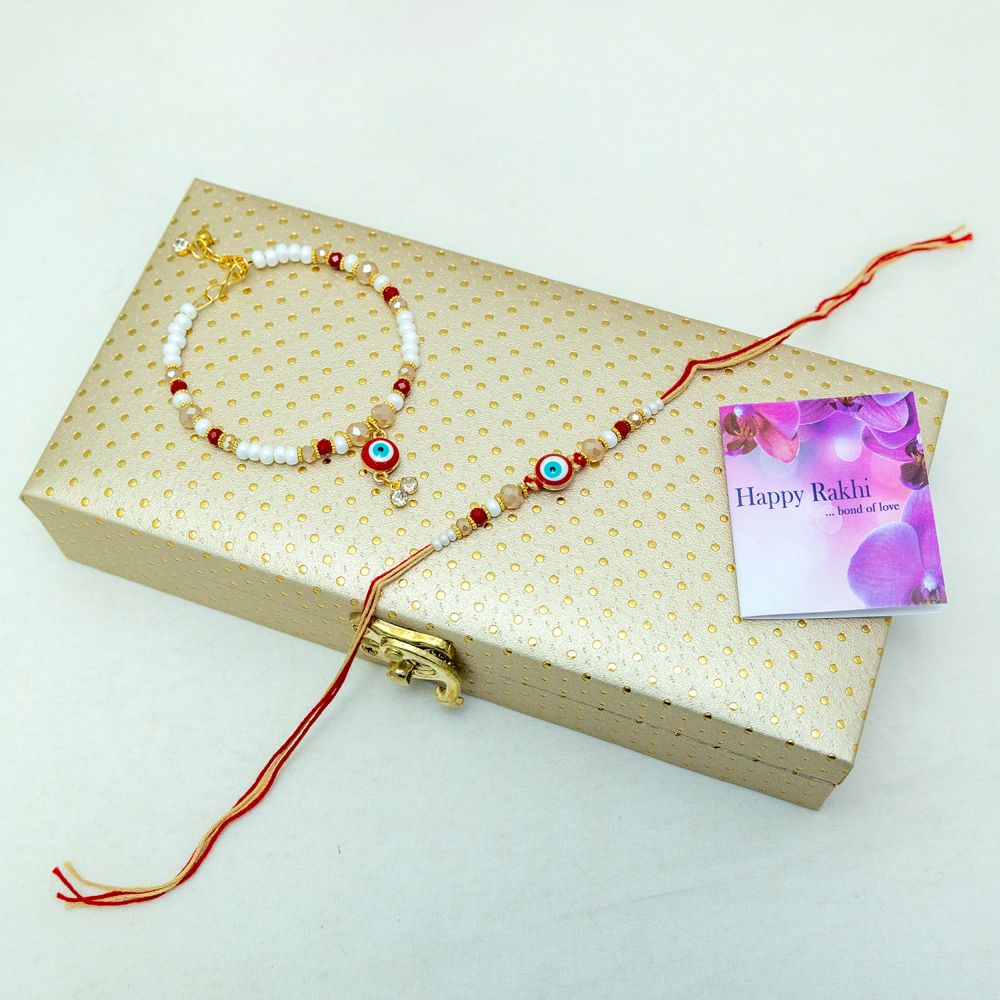 The Power Couple Premium Evil Eye Rakhi The Power Couple Premium Evil Eye Rakhi