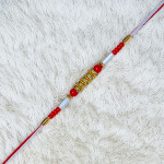 Timeless Stone and Beads Work Rakhi for Beloved Brother