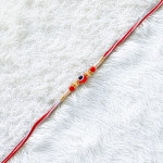 Trendy Beads Rakhi with Evil Eye Charm Trendy Beads Rakhi with Evil Eye Charm