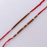 Unique Pair of Rakhis with Beads and Pearls