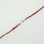 Vedic Blessings Silver Rudraksh Rakhi Vedic Blessings Silver Rudraksh Rakhi