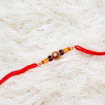 White Stone with Colorful Beads Rakhi White Stone with Colorful Beads Rakhi