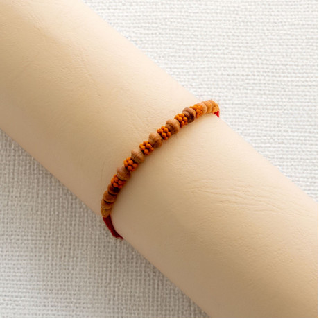 Wooden Beads Work Traditional Mauli Rakhi